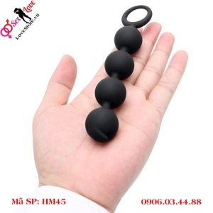 4 Hạt hậu môn silicon có vòng kéo