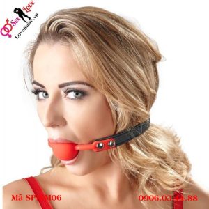2 chiếc bịt miệng quả bóng đặc silicone kèm kẹp vú
