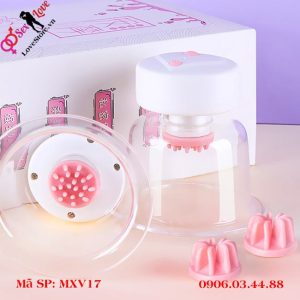 Máy rung kích thích vú hút xoay tạo khoái cảm