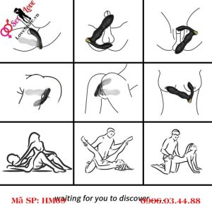 Alternative view of Máy rung hậu môn thò thụt điều khiển từ xa không dây HM69