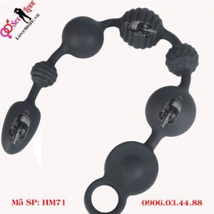 Chuỗi hạt hậu môn rung siêu mạnh với 3 động cơ kích thích hậu môn, âm đạo