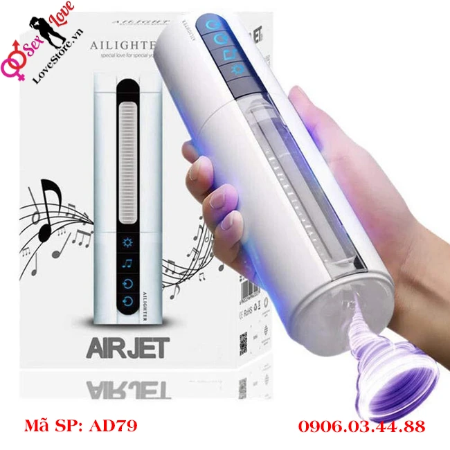 Máy bú mút đa chức năng cho nam thủ dâm Ailighter AIRJET