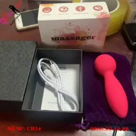 Chày rung siêu nhỏ hai đầu chơi 10 chế độ 5