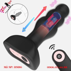 Alternative view of Máy rung cắm hậu môn điều khiển từ xa tự động thụt HM86