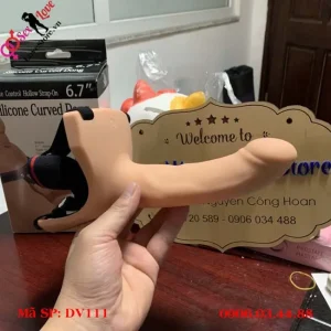 Dương vật giả rỗng ruột có dây đeo cho nam giới DV111