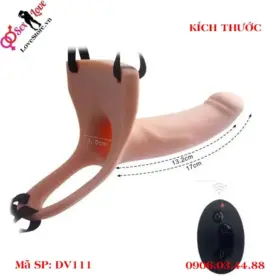Dương vật giả rỗng ruột có dây đeo cho nam giới DV111 2
