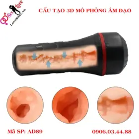 Cốc âm đạo giả 3D hồng hào chân thực 19