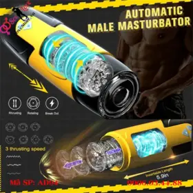 Máy thủ dâm cho nam 7 chế độ đâm xoay kích thích dương vật 12