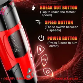 Máy thủ dâm cho nam 7 chế độ đâm xoay kích thích dương vật 16