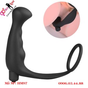 Alternative view of Máy rung tuyến tiền liệt có vòng đeo dương vật HM97