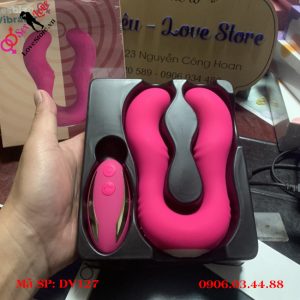 Đồ chơi hai đầu cho les điều khiển 9 chế độ rung từ xa không dây