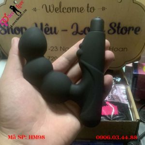 Nút hậu môn rung cong 10 tốc độ kích thích HM98