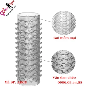 Alternative view of Đồ chơi 2 mặt vuốt ve dương vật cho nam giới