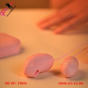 Trứng rung tình yêu 2 đầu bú mút rung siêu kích thích 16