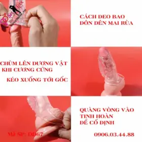 Cách đeo bao đôn dên mai rùa