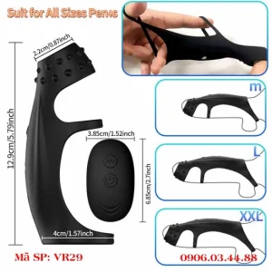 Kích thước vòng rung vr29 phù hợp với mọi kích thước dương vật