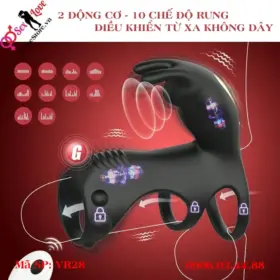 10 chế độ rung vòng được điều khiển từ xa không dây