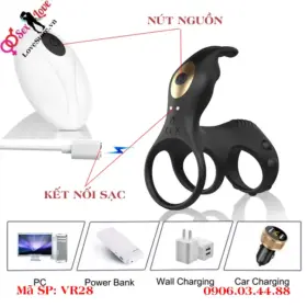 Cách sử dụng vòng dương vật rung vr28