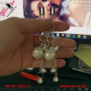 Kẹp đầu ti 5 chuông tùy chỉnh thú vị cho cuộc yêu