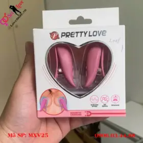 Kẹp rung núm vú Pretty Love Leaf