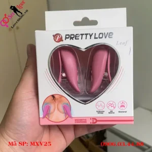 Kẹp rung núm vú Pretty Love Leaf