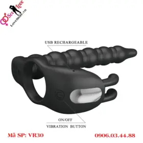 Cách sử dụng vòng đeo dương vật có rung và có nhánh phụ