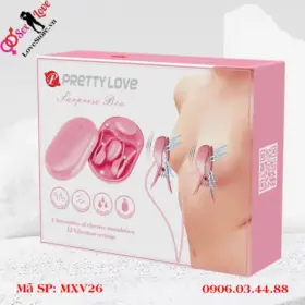 Hộp kẹp núm vú và trứng rung Pretty Love Surprise Box