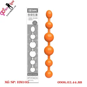 Chuỗi hạt hậu môn 2 đầu màu cam
