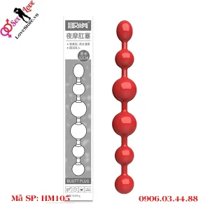 Chuỗi hạt hậu môn 2 đầu màu đỏ