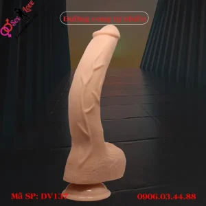 Dương vật giả cong tự nhiên 27cm