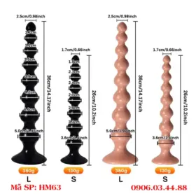 Kích thước chuỗi hạt hậu môn siêu dài