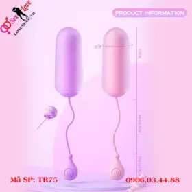kích thước trứng rung 9 chế độ TR75