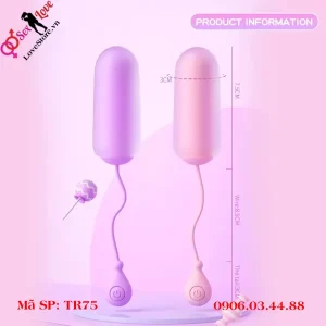 kích thước trứng rung 9 chế độ TR75