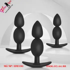 Phích hậu môn 2 nấc silicon HM106