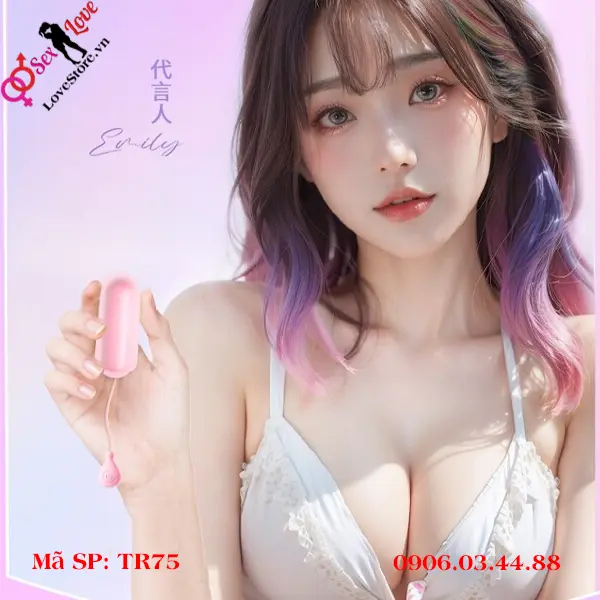 Trứng rung 9 chế độ điều khiển qua app điện thoại TR75