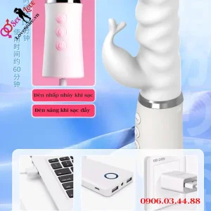 Cổng sạc USB tiện lợi được cắm vào đáy