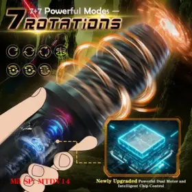 Xoay 360° nhiều chế độ và rung 10 tần số