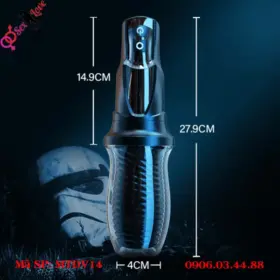 Kích thước cốc tập thủ dâm cầm tay mtdv14