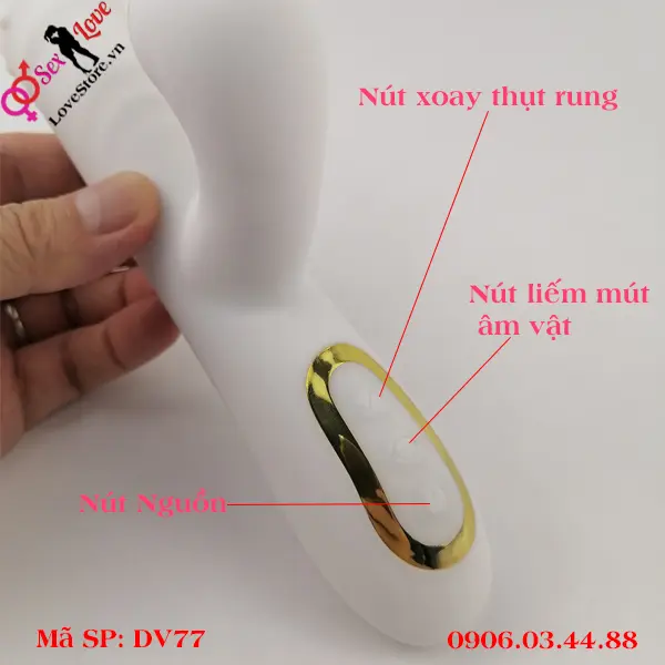 Cách sử dụng dương vật giả hạt xoay dv77