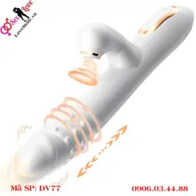 Dương vật giả hạt xoay rung thụt cho nữ dv77