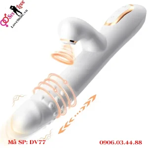 Dương vật giả hạt xoay rung thụt cho nữ dv77