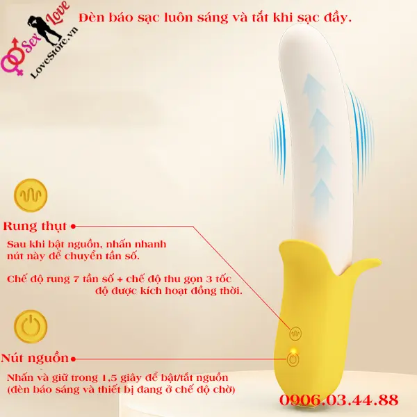Cách sử dụng dương vật giả hình quả chuối Banana Geek Pretty Love