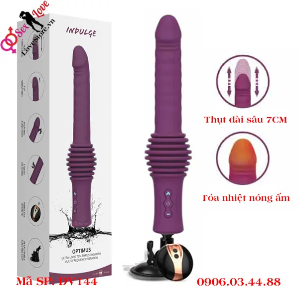 Máy làm tình rung thụt siêu dài 7cm Indulge Optimus cho nữ DV144