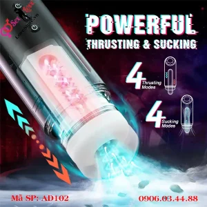 4 chế độ bú mút, 4 chế độ thụt dương vật