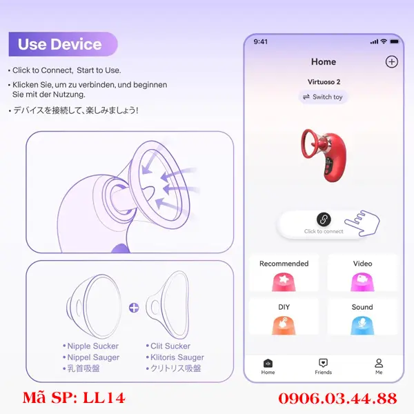 Cách sử dung Loviss Anna LL14 qua app điện thoại