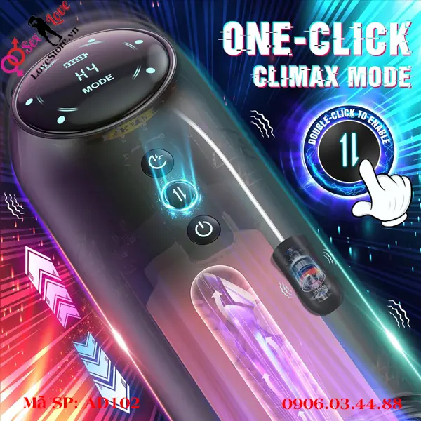 Chế độ cực khoái, shock mạnh với 1 lần bấm