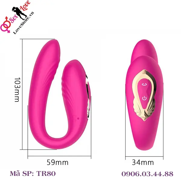 Kích thước trứng rung chữ U TR80