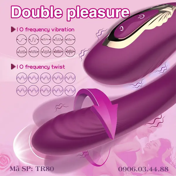 10 chế độ rung xoay ngoáy hoàn toàn khác nhau