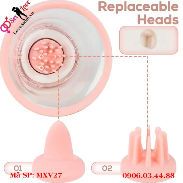 Cách thay đầu kích thích núm vú