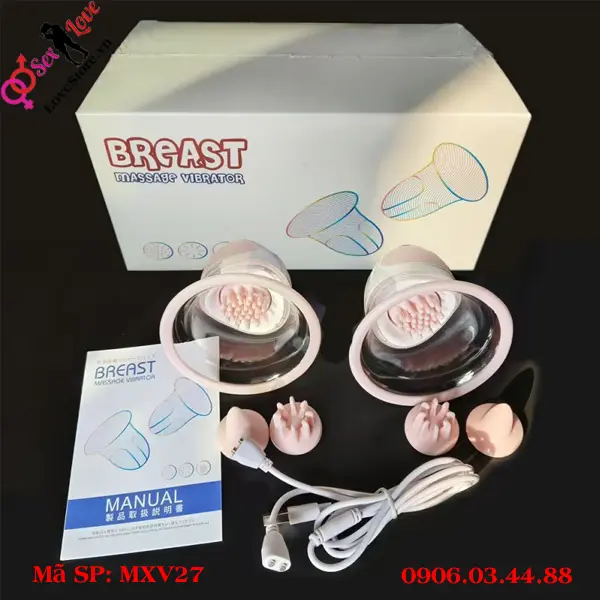 Hộp máy hút núm vú xoay 360°